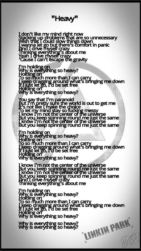 Heavy Linkin Park Lyrics, Heavy Linkin Park, Linkin Park Lyrics, Linkin Park Hybrid Theory, Linkin Park Chester, Let Me Down, Chester Bennington, Linkin Park, Metal Music