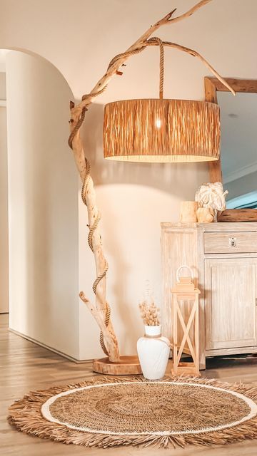 Elegant Table Lamp, Wooden Floor Lamps, Tree Floor Lamp, Living Room Warm, Tree Lamp, Cozy Candles, Floor Lamp Shades, Floor Standing Lamps, Unique Trees