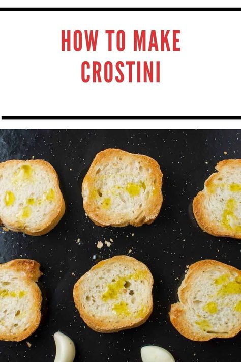 Once you discover how to make crostini, you will never again resort to the store-bought varieties. It is quick, easy and inexpensive to make your own and there are countless ways in which to use them. #crostini #homemadecrostini #toasts #cravecookconsume #itsnotcomplicatedrecipes Bottom Round Roast Recipes, How To Make Crostini, Crostini Bread, Ricotta Crostini, Sweet Potato Puree, Bread Crust, Italian Appetizer, Toasted Crostini, Mini Corn Dogs