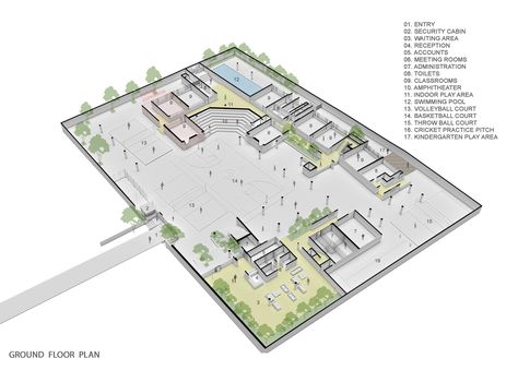 Gallery of CMR EKYA School / Mindspace - 34 Play School Plan Architecture, School Ground, Indoor Play Areas, India Images, School Plan, Conceiving, Nursery School, School Play, Indoor Play