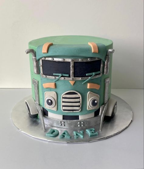 Happy Half Birthday, Garbage Truck Party, Truck Theme Birthday, Cartoon Birthday Cake, Truck Birthday Cakes, Trash Truck, Truck Theme, Second Birthday Ideas, 3rd Birthday Cakes