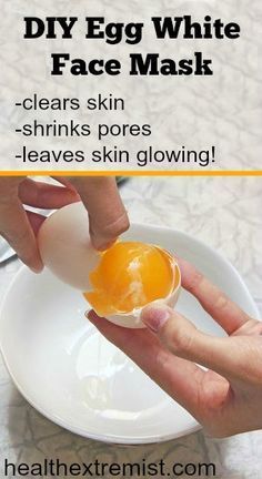 An egg white face mask is one of the best and easiest masks to use! This mask will help clear your skin, shrink your pores, and leave your skin glowing! Egg White Face Mask, Clear Skin Face Mask, Clear Your Skin, Face Pores, Pore Mask, White Face Mask, Skin Glowing, Makeup Homecoming, Homemade Face Masks