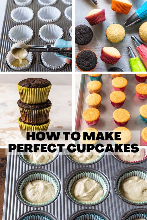 Easy Cupcakes Recipes, Cupcakes Packaging Ideas, Volcano Cupcakes, Cupcake Tips, Square Cupcakes, Perfect Cupcakes, Cupcake Packaging, Cupcake Maker, Easy Cupcake Recipes