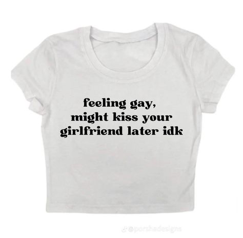 Silly Shirt, Funky Shirts, Baby Tees, Weird Shirts, Funny Outfits, Really Cute Outfits, Dream Clothes, Baby Tee, Cute Shirts