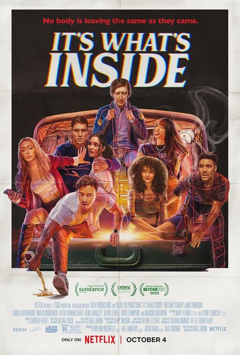 It's What's Inside (2024) Devon Terrell, Reina Hardesty, Dancing On The Edge, Film Netflix, Paul Bettany, Spy Kids, Pre Wedding Party, Film Horror, Beautiful Film