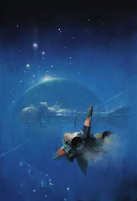 70s Sci-Fi Art: crossconnectmag: John Harris born 1948... John Harris, Novel Game, Science Fiction Artwork, 70s Sci Fi Art, Arte Peculiar, Scifi Fantasy Art, Sf Art, Sci Fi Ships, Space Fantasy