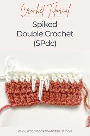 Spiked Double Crochet Stitch Tutorial – Hooks, Books, & Wanderlust Double Crochet Stitch Tutorial, Spike Stitch, Crochet Stitch Tutorial, Blanket Ideas, Stitch Tutorial, Crochet Lessons, Double Crochet Stitch, Crochet Stitches Tutorial, Crochet Stitch