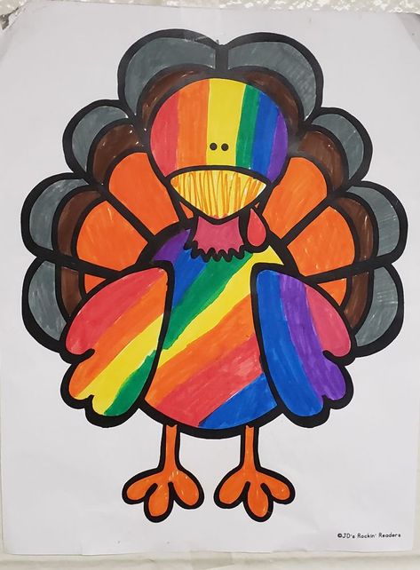 Rainbow Turkey Disguise A Turkey, Turkey Disguise Project, Turkey Disguise, Teacher Gifts, Art For Kids, Rainbow, Gifts, Art