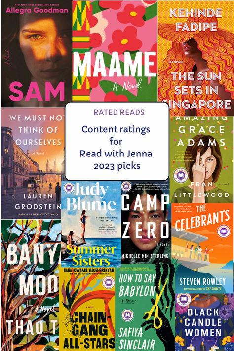 Rated Reads has a list of the Read with Jenna book club picks from 2023, and it includes ratings for content for each book. 2023 Books, Jenna Bush Hager, Jena, Today Show, Amazing Grace, Great Books, Bestselling Author, Book Quotes, Book Club