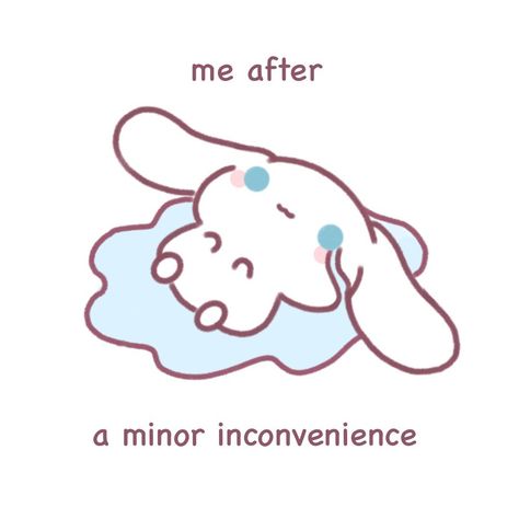 Funny Cinnamoroll, Cinnamoroll Memes Funny, Sanrio Memes, Funny Studio Ghibli Memes, Sailor Moon Relatable, Cute Memes, Silly Pictures, Sanrio Characters, Silly Me