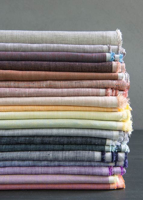 New Fabric Collection: Purl Soho’s Watercolor Linen Purl Bee, Fabric Photography, Purl Soho, Linens And Lace, Fabulous Fabrics, Fat Quarters, Natural Fabrics, Fabric Collection, Paracord