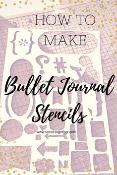 Considering purchasing a bullet journal stencil. Are you a bullet journal junkie… Journal Stencils, How To Bullet Journal, Bullet Journal Stencils, To Do Planner, Idee Cricut, Bullet Journal Printables, Bujo Ideas, Journal Supplies, Bujo Inspiration