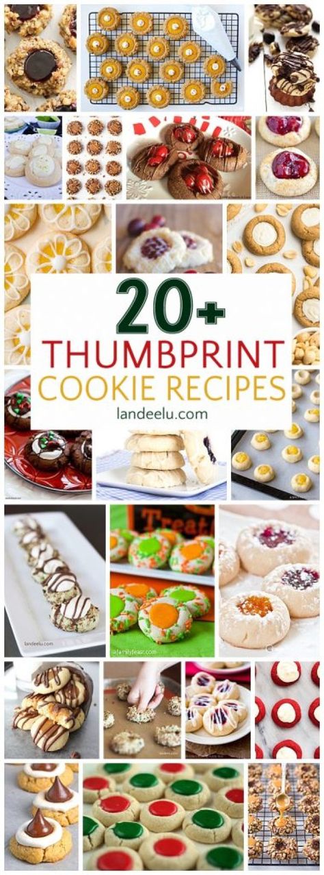 Thumbprint Cookies Recipes, Thumbprint Cookie Recipes, Cosmic Cookies, Thumbprint Cookie, Thumbprint Cookies Recipe, Creative Baking, Bar Cookies, Thumbprint Cookies, Xmas Cookies