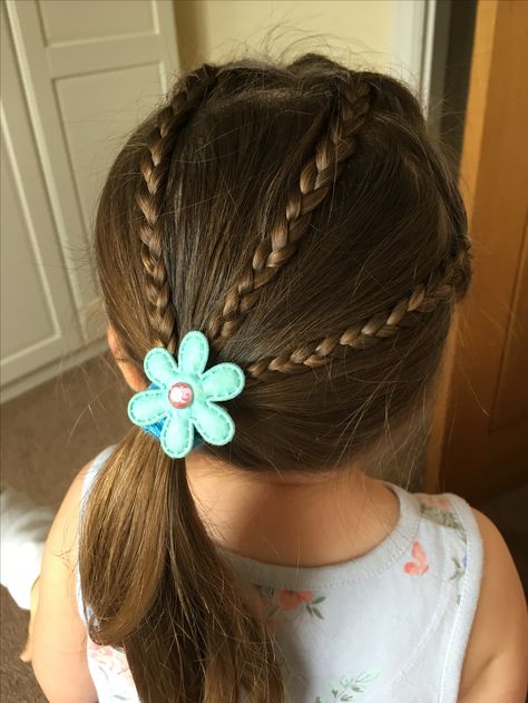 Plait Hairstyles For Kids, Plait Ponytail, Plait Hairstyles, Plaited Ponytail, Hair Plaits, Cute Ponytail Styles, American Girl Hairstyles, Ponytail Hairstyles Tutorial, Cool Hairstyles For Girls