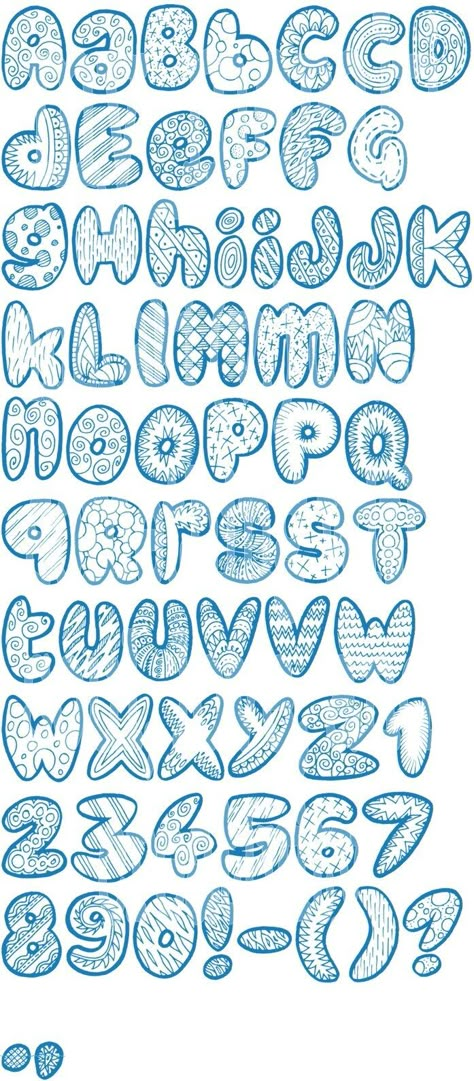 Designs Inside Letters, Doodle Numbers Hand Lettering, Doodle Art Numbers, Word Doodle Art Letters, Fun Fonts To Draw Alphabet, Doodle Fonts Alphabet Creative Lettering, Doodle Art Letters Alphabet, Fun Fonts Alphabet Hand Drawn, Creative Fonts Alphabet