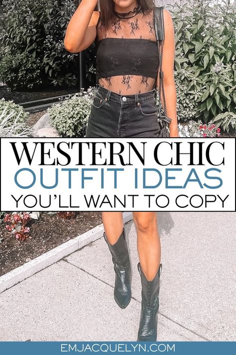 Discover Chic Western Country Outfit Ideas to Easily Copy with this guide to Women's Fashion. From classic denim to bold accessories, explore Women's Style tips that help you achieve the perfect Country Outfit. These effortlessly stylish looks are ideal for casual outings, festivals, or nights out. Nashville Western Outfits, Night Out In Nashville Outfit, Country Outfit Ideas, Women's Style Tips, Western Chic Outfits, Winter Wedding Outfits, Country Outfit, Nashville Outfits, Western Chic