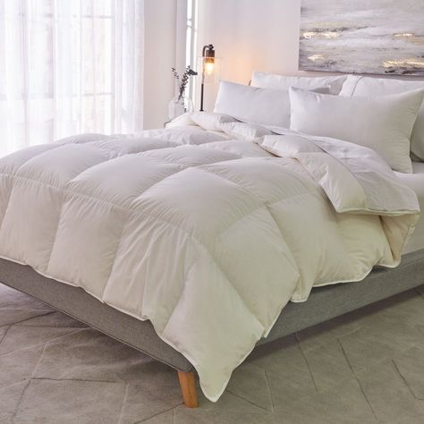 Weighted Comforter, Down Alternative Comforter, Down Comforters, White Comforter, Cotton Comforters, Bedding Basics, Down Comforter, Bedding Stores, Queen Comforter