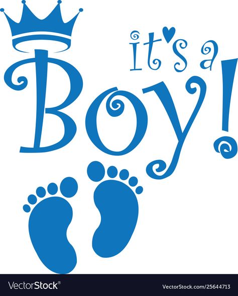 Happy Birthday Hand Lettering, Idee Babyshower, Its A Boy Banner, Selfie Quotes, Cricut Baby, Baby Shower Clipart, Its A Boy, Birth Announcement Boy, Baby Shower Decorations For Boys