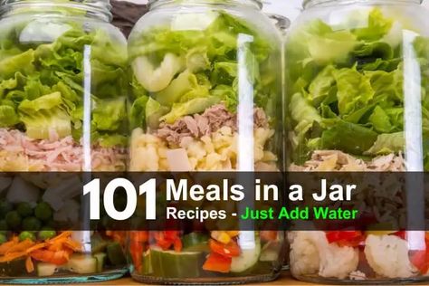 Canning One Jar Meals, Dehydrated Meals In A Jar Recipes Just Add Water, Just Add Water Meals In A Jar, Meals In A Jar Gifts, Meals In A Jar Recipes Dry, Meals In Jars Recipes Food Storage, Mason Jar Vacuum Sealer Recipes, Dehydrated Meals In A Jar, Mason Jar Soup Just Add Water