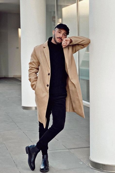 2. Fashion: #fashion, #style, #outfitinspiration, #beauty Long Coat Men, Fall Outfits Men, Best Mens Fashion, Winter Outfits Men, Mens Fashion Fall, Car Coat, Black Men Fashion, Men Fashion Casual Outfits, Mens Winter Fashion