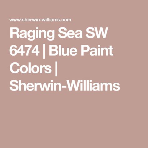 Raging Sea SW 6474 | Blue Paint Colors | Sherwin-Williams Raging Sea, Blue Paint Color, Blue Paint Colors, Sherwin Williams Paint Colors, Paint Projects, Color Samples, Blue Paint, Sherwin Williams, Paint Color