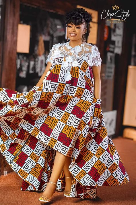 Ankara Wedding Dress, Ankara Prom Dress, Chitenge Outfits, Nigerian Outfits, Dress African Print, African Print Dress Ankara, Ankara Gowns, Dress Ankara, African Maxi Dresses