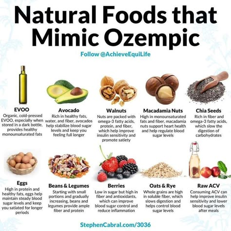 natural foods that mimic ozempic Stephen Cabral, Power Foods, Natural Foods, Health Coaching, Healing Food, Food Facts, Health Diet, Natural Food, Health Remedies