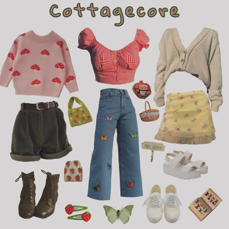 Cottagecore Outfit Ideas, Cottagecore Fits, Cottagecore Outfit, Cottagecore Outfits, Cottage Core Aesthetic, Mood Board Fashion, Character Outfits, Dream Clothes, Looks Vintage