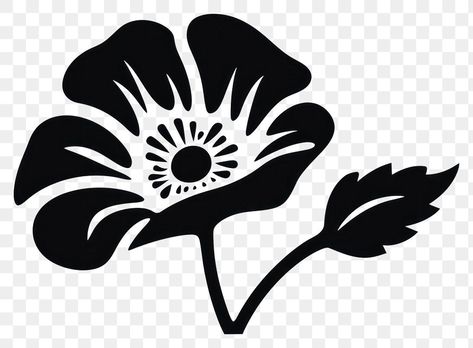 Flower Black And White, Silhouette Drawing, Flower Silhouette, Drawing Stencils, Black And White Logos, Black And White Sketches, Flower Black, Pocket Knives, Animal Logo