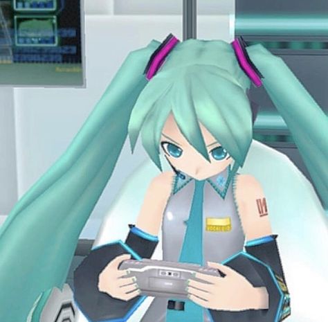 Miku Chan, An Anime, Going Crazy, Hatsune Miku, Cute Icons, Blue Hair, Vocaloid, Aesthetic Pictures, Profile Picture