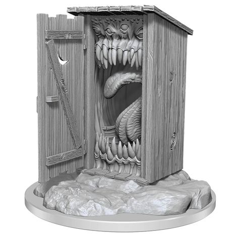 PRICES MAY VARY. D&D Nolzur's Marvelous Unpainted Miniatures - W17 Giant Mimic Dnd Mini, Pokemon Dragon, D&d Minis, Dungeon Master, Animal Companions, Character Creation, Dnd Characters, Magic The Gathering, Easy Paintings