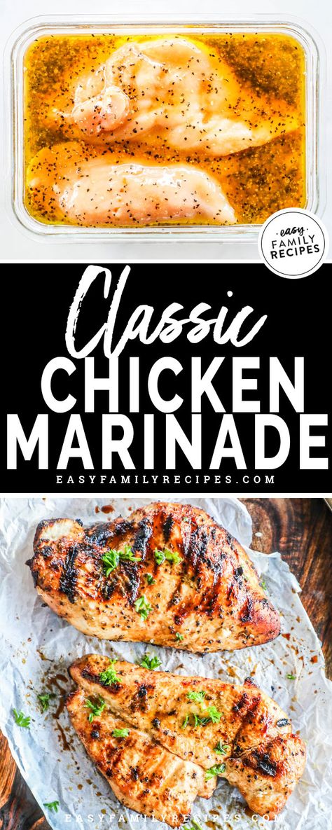 Parrilladas Ideas, Quick Chicken Marinade, Best Grilled Chicken Marinade, Chicken Breast Marinade Recipes, Chicken Breast Marinade, Perfect Grilled Chicken, Chicken On The Grill, Easy Chicken Marinade, Marinated Chicken Recipes