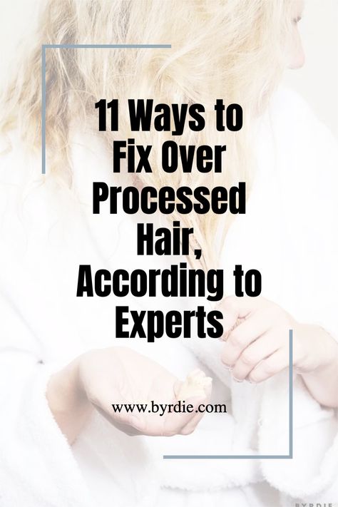 How To Fix Damaged Hair From Bleach, Treatments For Damaged Hair, Over Processed Hair, Bleach Damaged Hair, Overprocessed Hair, Damaged Curly Hair, Fried Hair, Treat Damaged Hair, Summer Blonde Hair