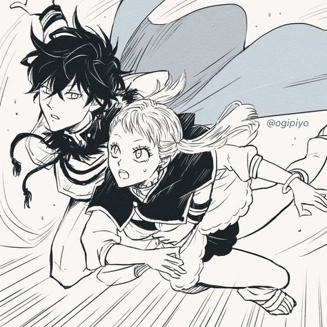 Yuno X Noelle, Noelle Black Clover, Black Clover Ships, Yuno Black Clover, Black Clover Yuno, Black Clover Characters, Sherlock Poster, Asta X Noelle, Black Clover Asta