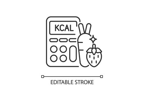 Carbohydrates Drawing, Art Outline, Pictogram Design, Food Tracking, Nutrition Label, Vector Line Art, Concept Web, Calorie Count, Calorie Calculator