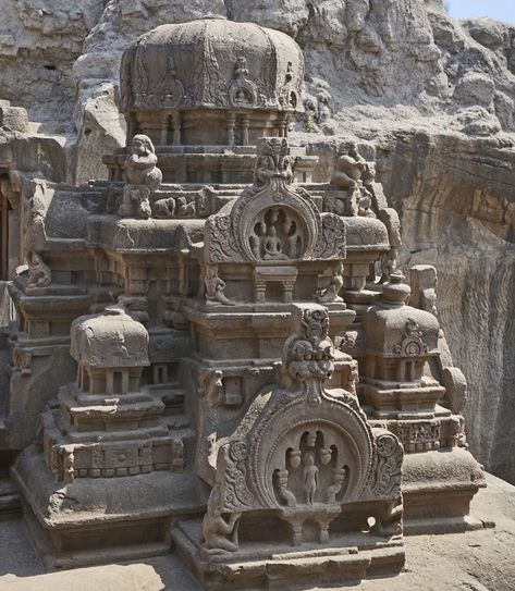 Carved Out of a Mountain: The Ancient Rock-Cut Temple Cave Complex of Ellora — Curiosmos Kailash Temple Ellora, Kailash Temple, Ajanta Ellora, Ellora Caves, Temple India, Indian Temple Architecture, India Architecture, Ancient Indian Architecture, Ancient Technology