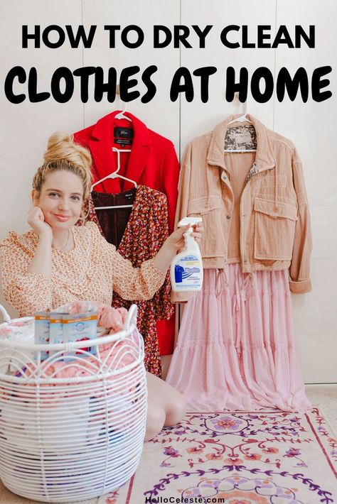 How To Dry Clean At Home Diy, Dry Cleaning Clothes, Washing Clothes By Hand, How To Shrink Clothes, Dry Cleaning At Home, Woolen Clothes, Clean Clothes, Clean Linen, Laundry Day