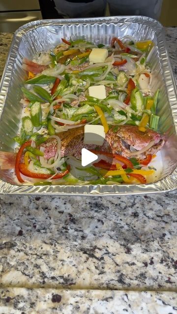 Jamaican Steamed Fish Red Snapper, Steam Snapper Fish, Whole Snapper Fish Recipes Baked, Haitian Red Snapper Recipes, Stuffed Red Snapper Recipes, Steam Fish Recipe Jamaican, Red Snapper Recipes Baked, Whole Red Snapper Recipes, Snapper Recipes Baked