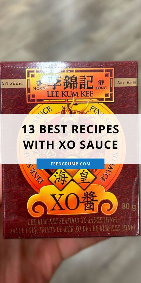 box of Lee Kum Kee XO sauce Xo Sauce Noodles, Xo Fried Rice, Xo Sauce Recipe, Xo Sauce Dishes, Recipes With Xo Sauce, Seafood Sauce Recipe, Xo Sauce, Chicken Fried Rice Recipe, Seafood Sauce