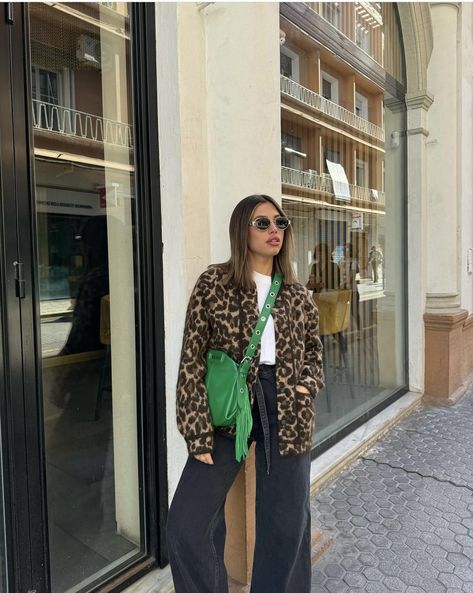 Leopard Jumper Outfit, Leopard Print Scarf Outfit Winter, Cheetah Print Button Up Outfit, Leopard Cardigan Outfit Fall, Leopard Print Booties Outfit, Cheetah Cardigan Outfit, Cheetah Print Jacket Outfit, Cheetah Jacket Outfit, Leopard Blazer Outfit