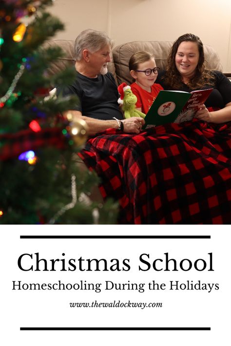 How We Homeschool Through the Holidays - Christmas School Tradition Waldock Way, Christmas Homeschool, Homeschool Games, Homeschool Kids, Homeschool Classroom, Christmas School, Fun Family Activities, Homeschool Preschool, Homeschool Mom