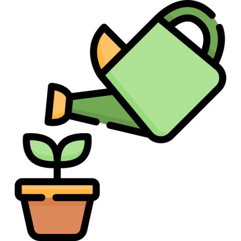 Plant Icons, Catalog Design Layout, Plant Doodle, Water Icon, Plant Icon, Watering Plants, Science Stickers, Graphing Activities, Plant Crafts