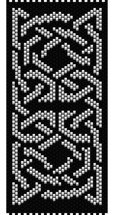 Celtic Pixel Art, Celtic Knot Blackwork, Celtic Bead Loom Patterns, Beaded Celtic Knot, Celtic Knot Drawing Graph Paper, Jewelry Making Books, Celtic Ornaments, Celtic Cross Stitch, Beaded Banners