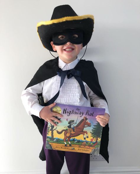 Highway Rat Costume, Highway Rat, Rat Costume, World Book Day Costumes, Book Day Costumes, Diy Costumes Kids, Dress Up Boxes, Book Week Costume, Book Character