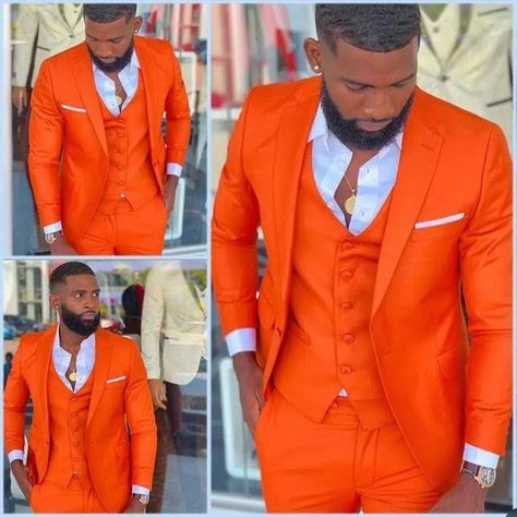 Orange Prom Suit, Tuxedo Prom, Prom Blazers, Business Casual Suit, Prom Suits For Men, Orange Suit, Man Blazer, Groom Tuxedo, Prom Suits