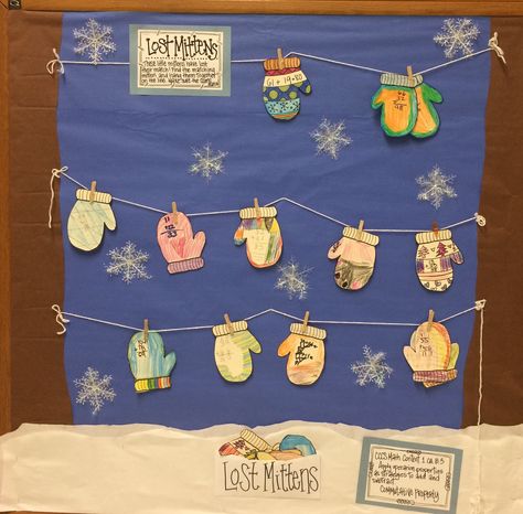 Lost Mittens bulletin board Mittens Bulletin Board, Pto Bulletin Board, Preschool Door, Winter Bulletin, Preschool Bulletin Boards, School Birthday, School Bulletin Boards, Birthday Board, Board Ideas