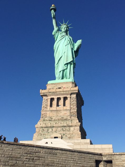 Statue of Liberty on a perfect winters day! York City, Statue Of Liberty, Eiffel Tower, New York City, Tower, New York, Statue, Travel