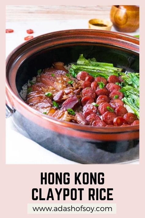 Claypot Rice Recipe, Chinese Pork Belly, Chinese Pork Recipes, Asian Pork Recipes, Claypot Rice, Protein Vegetables, Salted Fish, Chinese Sausage, Asian Pork