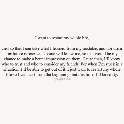 I WISH life had a restart button,if only Reset Life Quotes, Restart My Life, Restart Quotes, Restart Life, Messed Up Quotes, Restart Your Life, Virgo Quotes, Get My Life Together, Up Quotes