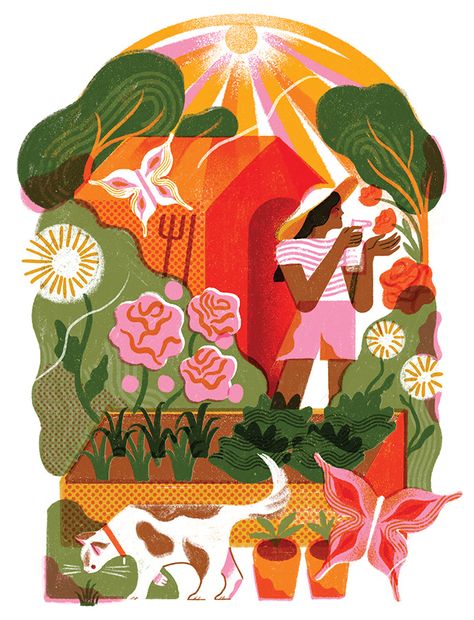 Vanessa Lovegrove - Bloom Magazine - Biodynamic Gardening Biodynamic Gardening, Bloom Magazine, Calendar Design, Editorial Illustration, Freelance Illustrator, Book Illustration, Digital Illustration, The Garden, Art Inspo